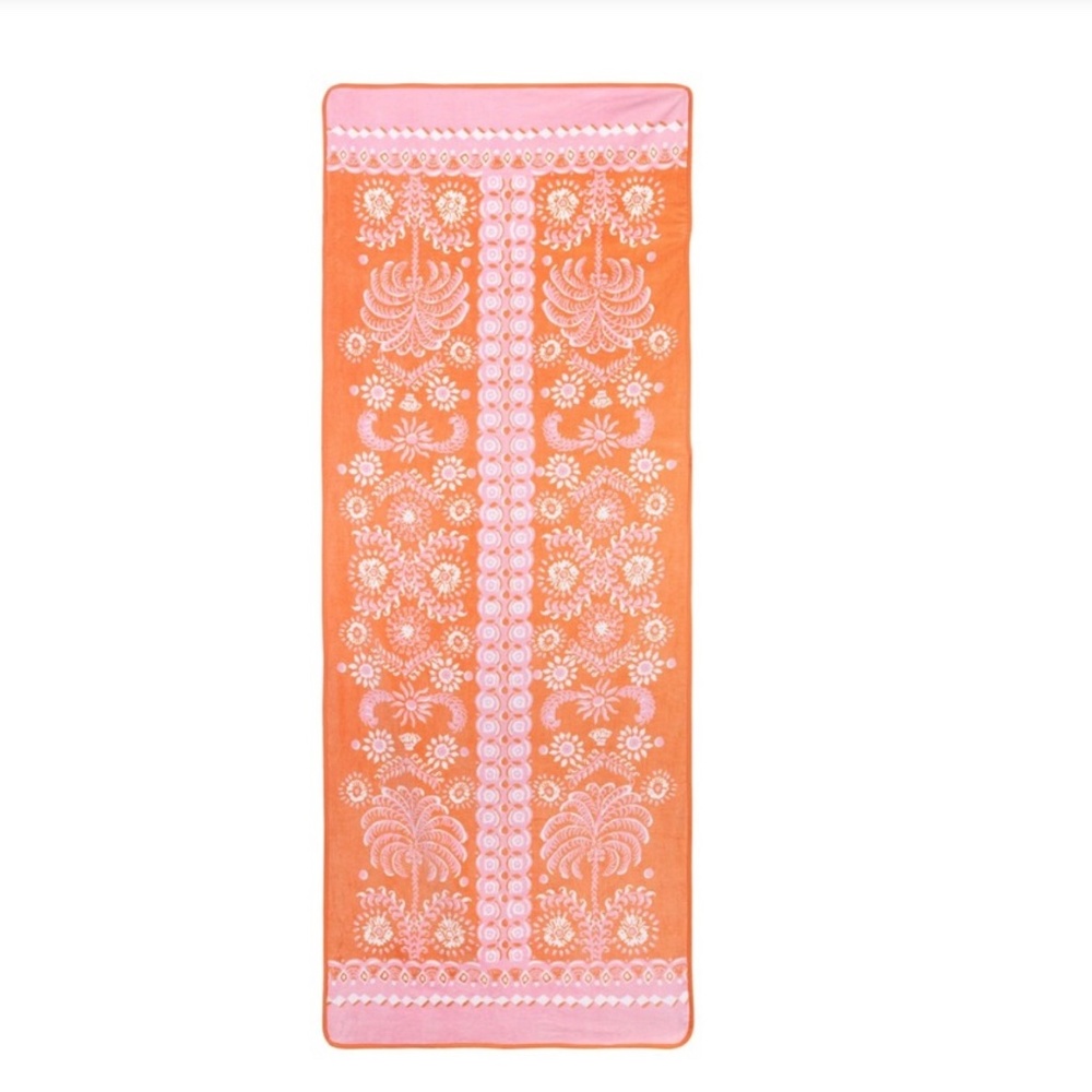 $58 Lilly Pulitzer Beach Lounger Towel. Color: Papaya Breezy Palm